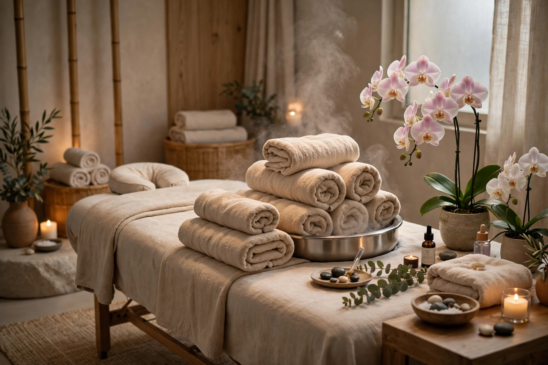 Spa massage room